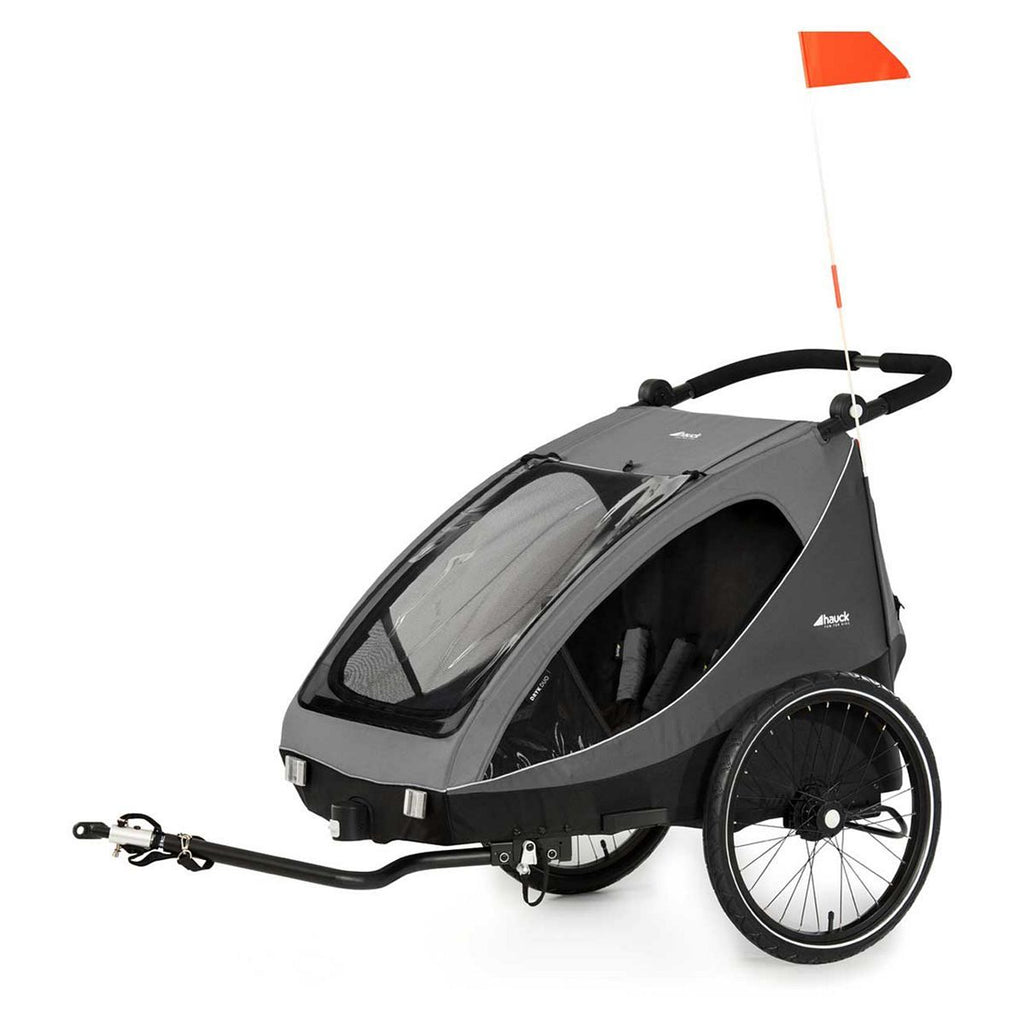 Hauck Dryk Duo Bike Trailer Grey