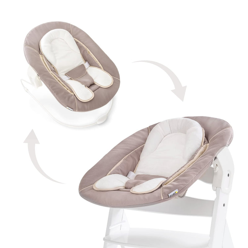 Hauck Alpha+ Economy Bundle natural wooden highchair set - British product