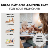 Hauck Alpha play tray white highchair accessory (British brand)