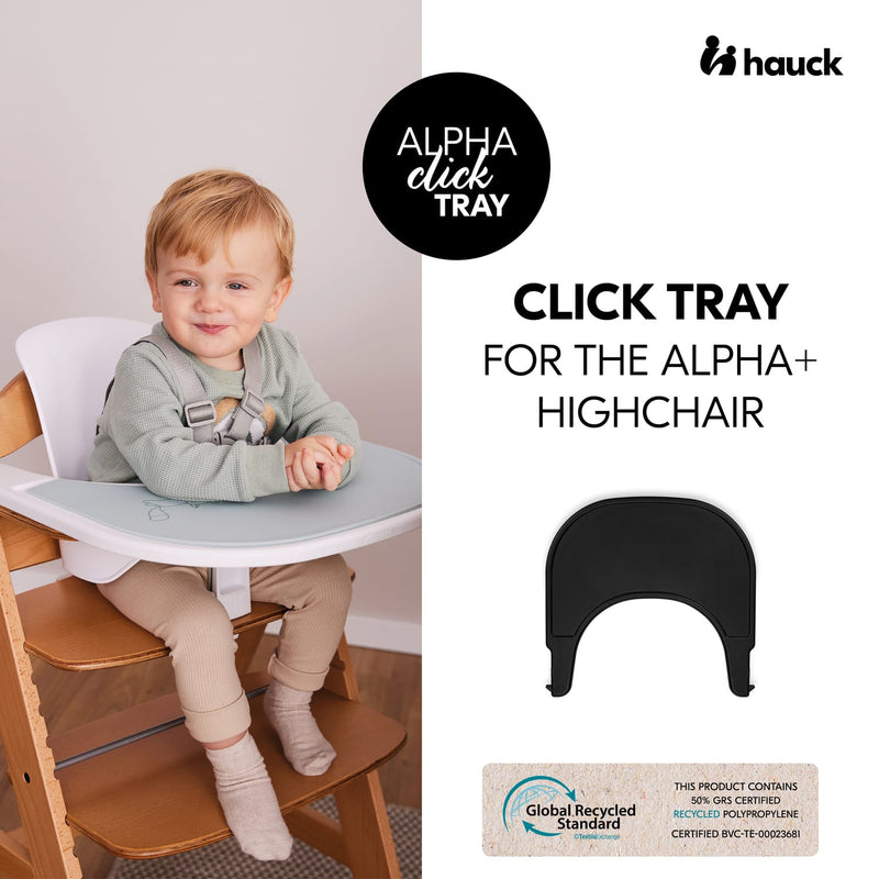 Hauck Alpha+ Premium Bundle wooden highchair, black - British product