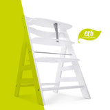 Hauck Alpha+ wooden highchair white, UK version