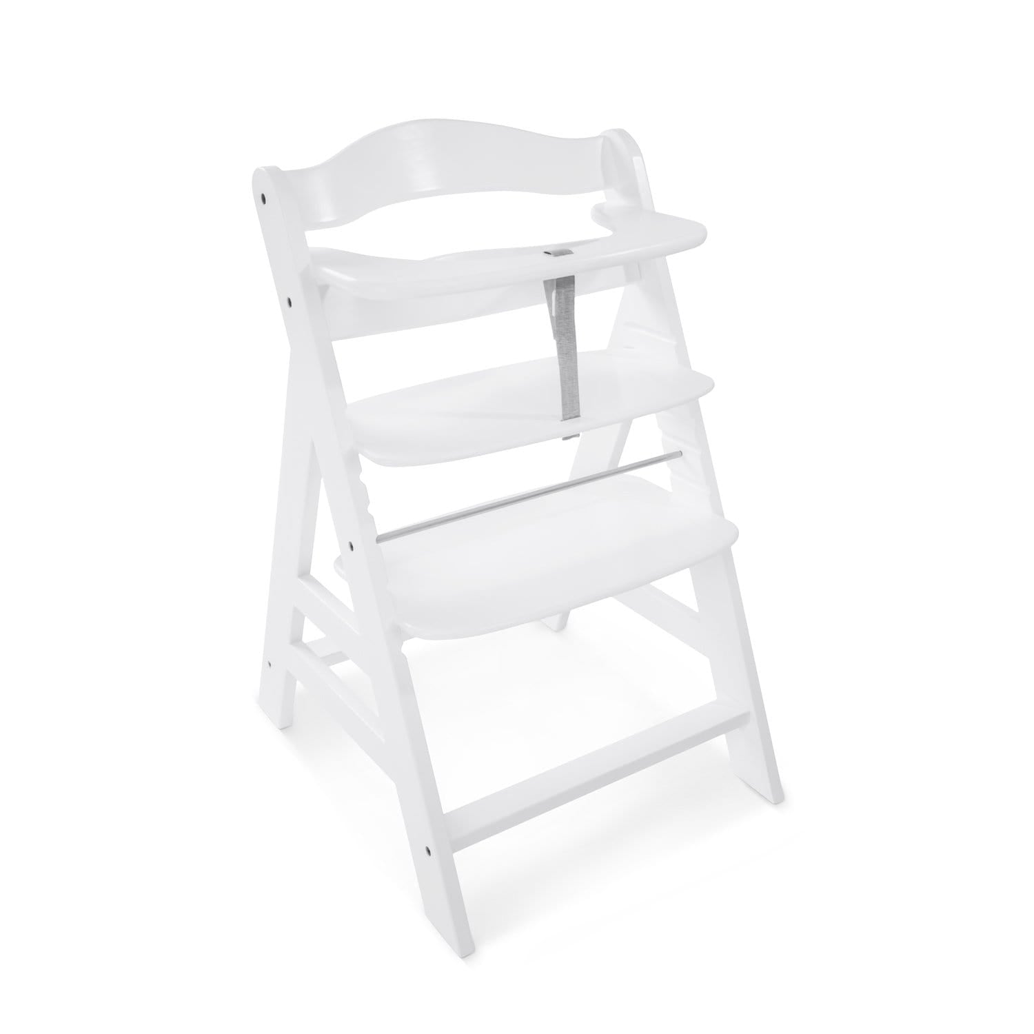 Hauck Alpha+ wooden highchair white, UK version