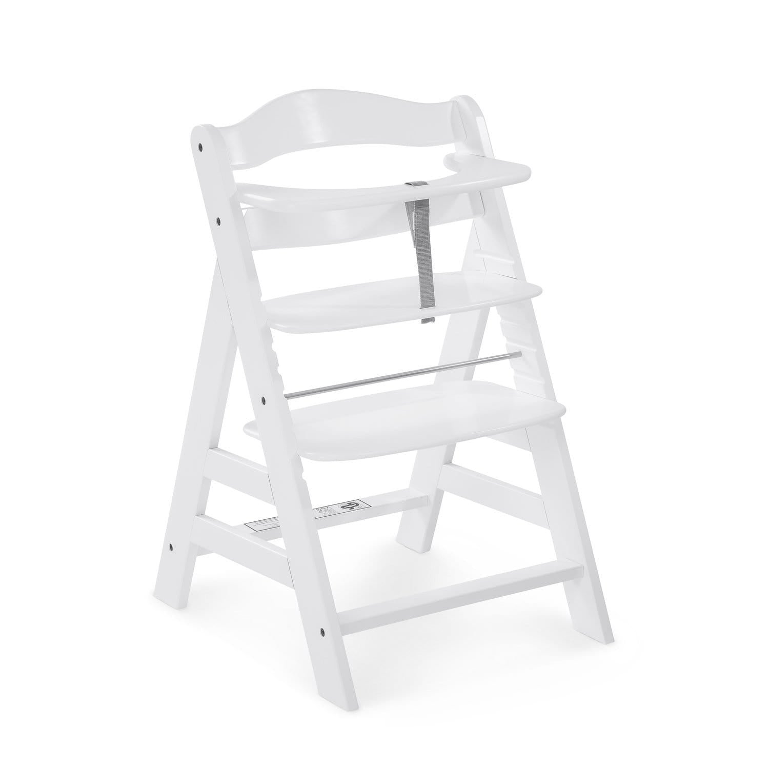 Hauck Alpha+ wooden highchair white, UK version