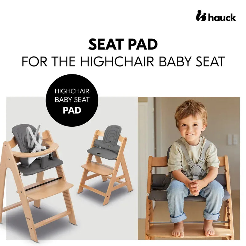 Hauck baby seat pad dark grey, UK version