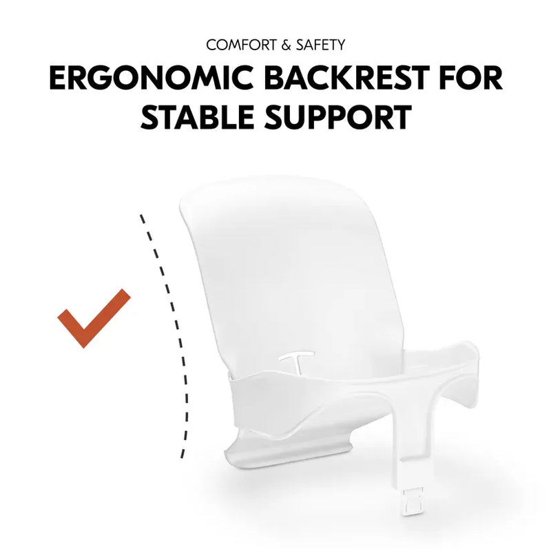 Hauck highchair baby seat in white colour, UK version