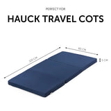 Hauck Sleeper travel cot mattress navy - British product