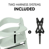 Hauck Alpha+ wooden highchair bundle in Mint, UK version