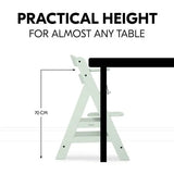 Hauck Alpha+ wooden highchair bundle in Mint, UK version