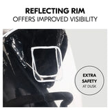 Hauck pushchair raincover for 3-wheel pushchairs (British brand)