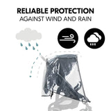 Hauck 4-wheeler pushchair raincover - British product