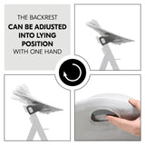 Hauck Alpha Bouncer Premium Light Grey, imported from the UK