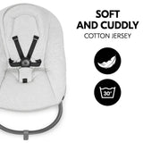 Hauck Alpha Bouncer Premium Light Grey, imported from the UK