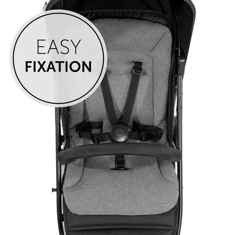 Hauck pram seat liner in charcoal - British product