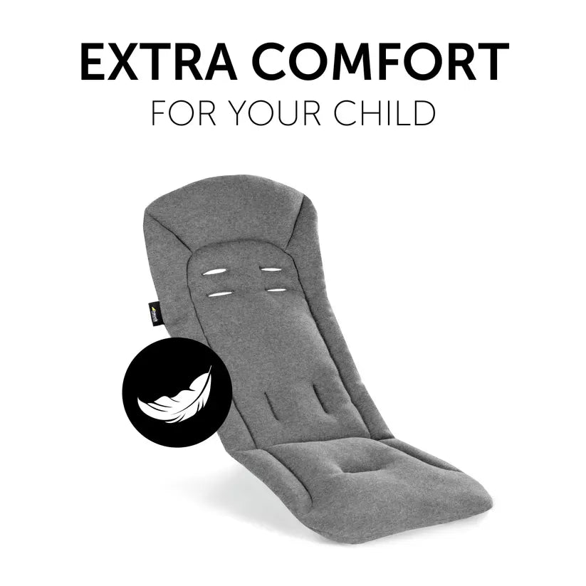 Hauck pram seat liner in charcoal - British product