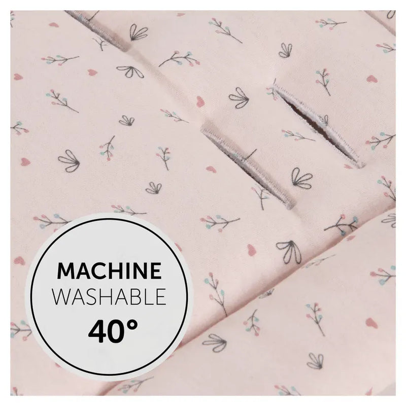 Hauck seat liner Flowers Rose for prams and pushchairs, UK version