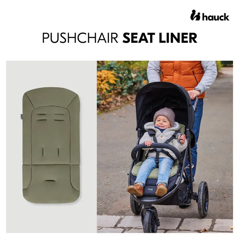 Hauck seat liner olive 70x37cm - British product