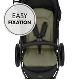 Hauck seat liner olive 70x37cm - British product