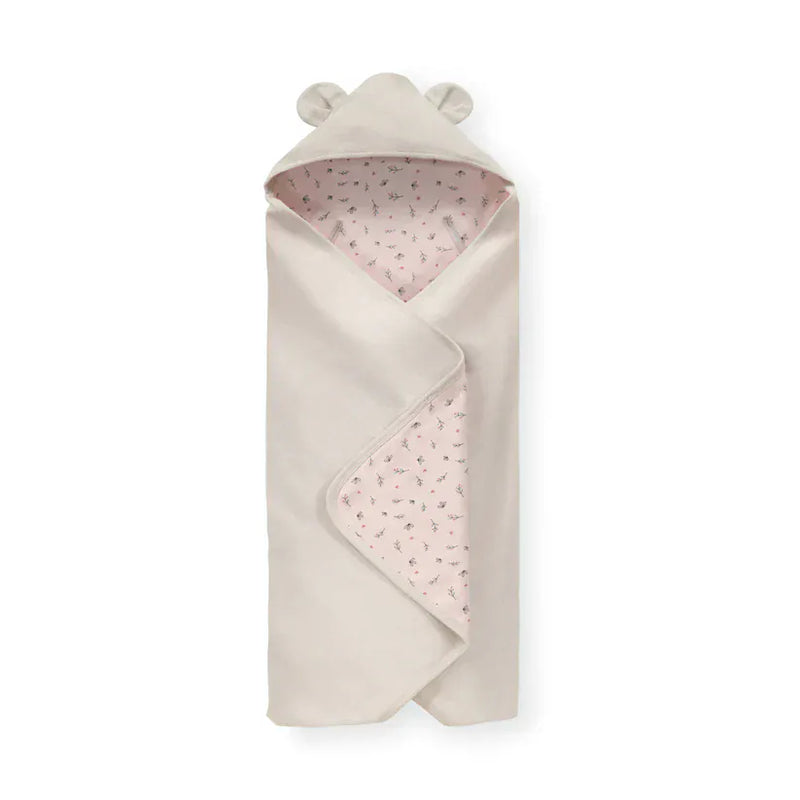 Hauck Snuggle N Dream baby blanket beige bloom 80x80 cm (British brand)