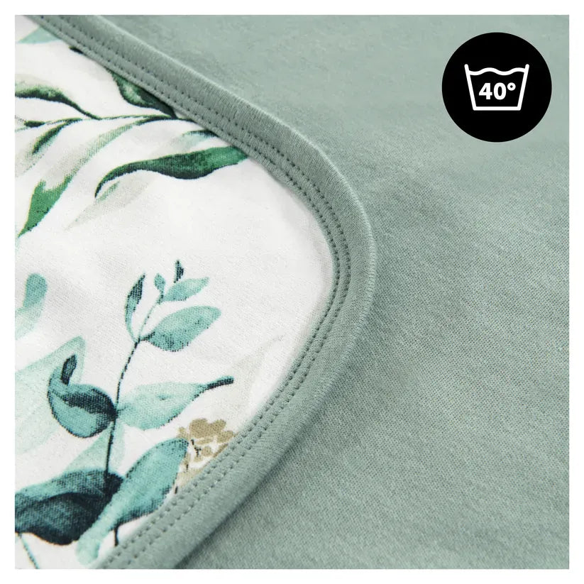 Hauck Snuggle N Dream baby blanket Leaves Mint - British product
