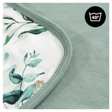 Hauck Snuggle N Dream baby blanket Leaves Mint - British product