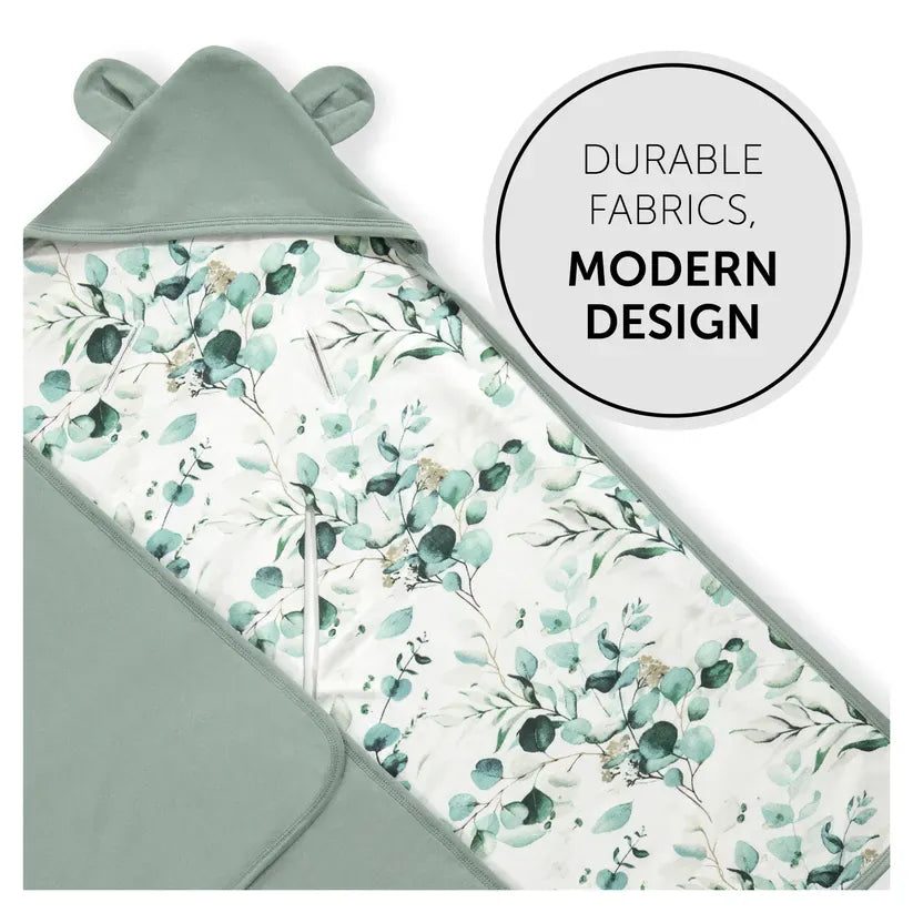Hauck Snuggle N Dream baby blanket Leaves Mint - British product