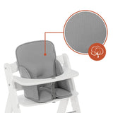 Hauck highchair seat reducer cushion Stretch Grey (British brand)
