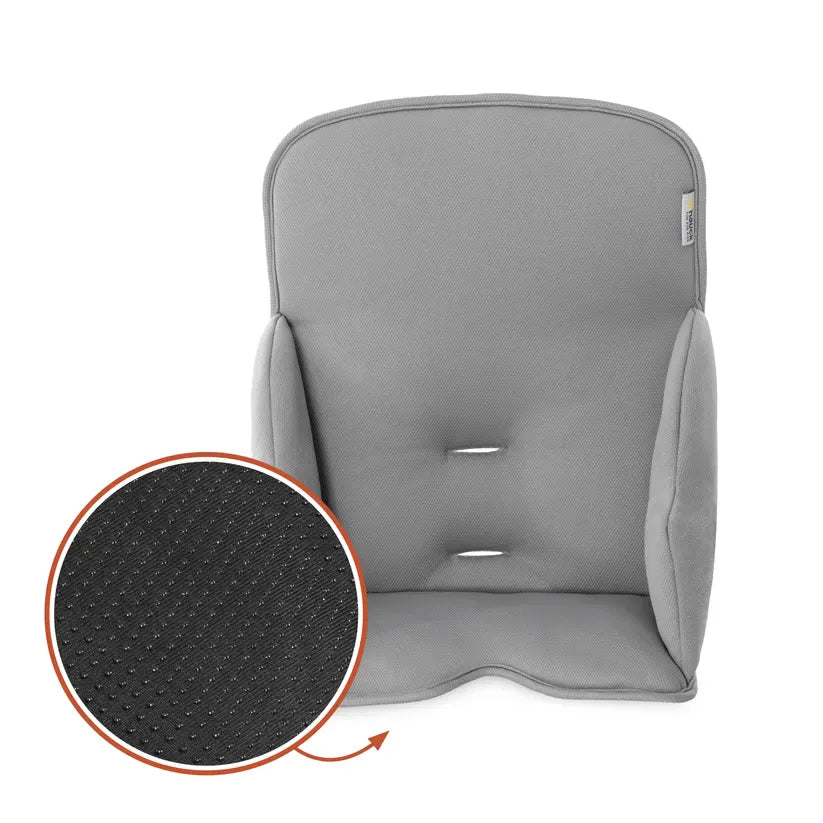 Hauck highchair seat reducer cushion Stretch Grey (British brand)