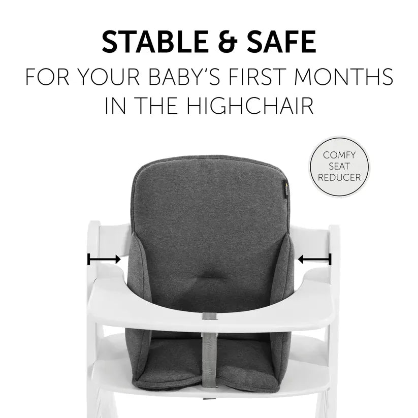 Hauck Alpha Cosy Select Jersey Charcoal highchair seat reducer - British product