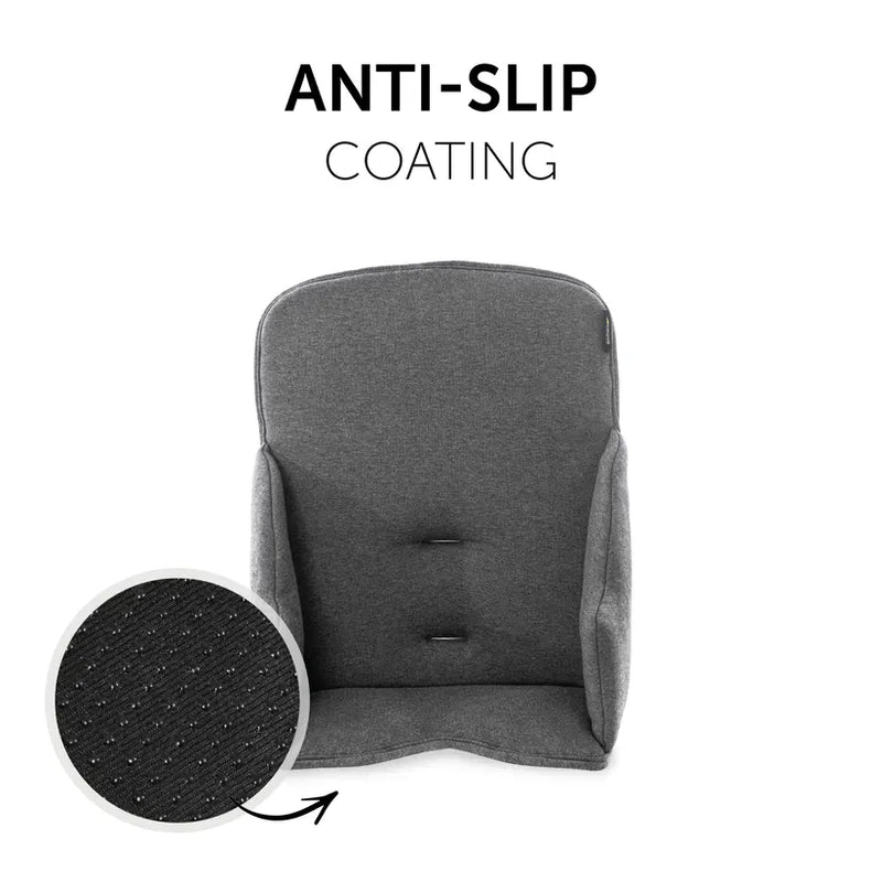 Hauck Alpha Cosy Select Jersey Charcoal highchair seat reducer - British product