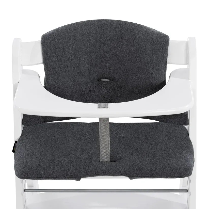 Hauck Highchair Pad Select in Jersey Charcoal (British brand)