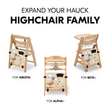 Hauck highchair play board with bead maze (British brand)