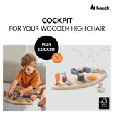 Hauck Play Cockpit interactive wooden highchair toy (British brand)