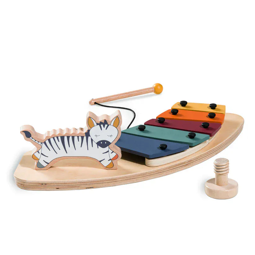 Hauck play music toy zebra wooden xylophone, UK version