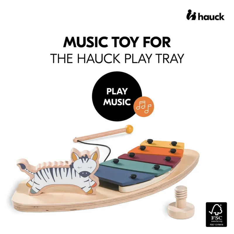 Hauck play music toy zebra wooden xylophone, UK version
