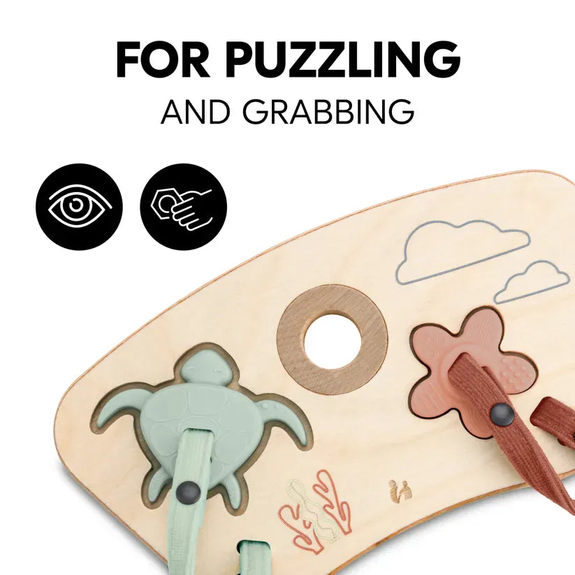 Hauck Play Puzzling S puzzle in silicone and wood (British brand)