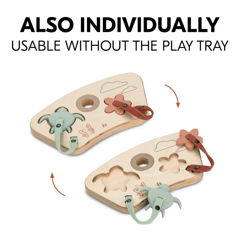 Hauck Play Puzzling S puzzle in silicone and wood (British brand)