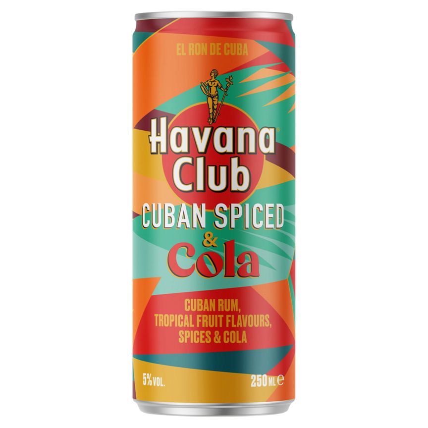 Havana Club Cuban Rum, Tropical Fruit Flavours, Spices & Cola