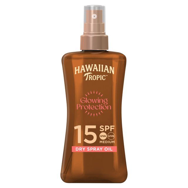 Hawaiian Tropic Protective SPF 15 Dry Oil Sunscreen Spray   200ml