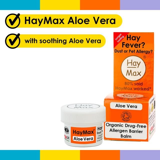 HayMax Aloe Vera Organic Allergy Barrier Balm   5ml