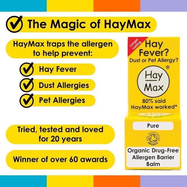 HayMax Pure Organic Allergy Barrier Balm   5ml