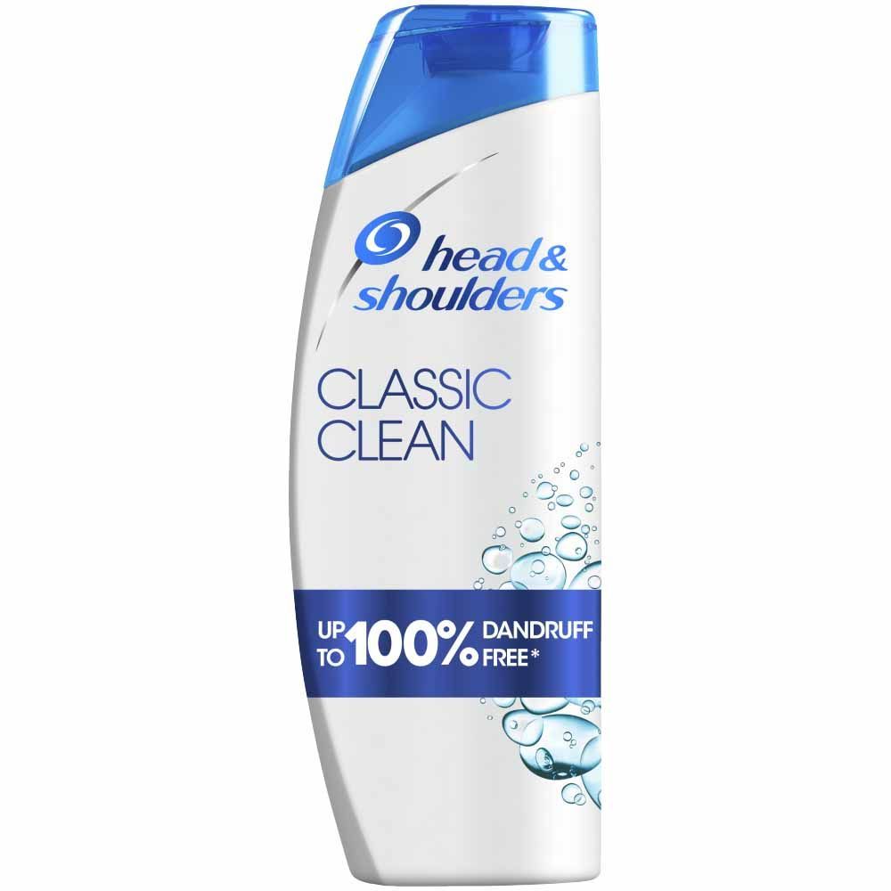 Pää &amp; Shoulders Classic Clean Anti Dandruff Shampoo 250 ml päivittäiseen käyttöön. Puhdas Tunne