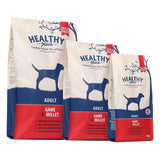 Healthy Paws Game &amp; Köles felnőtt kutyaeledel 2kg