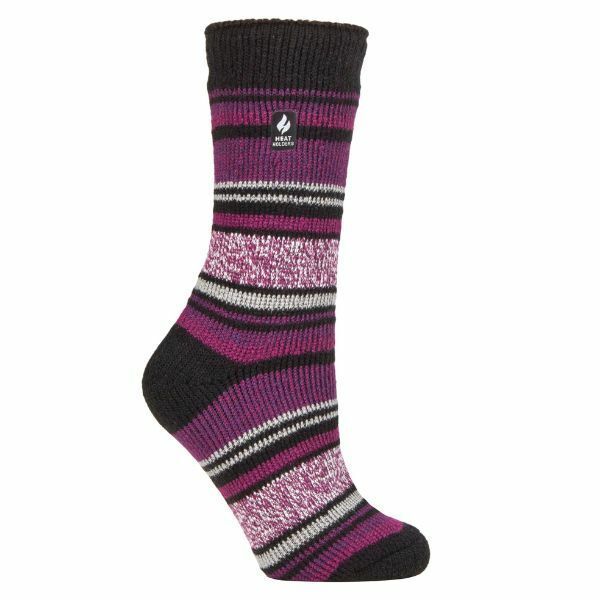 Heat Holders Ladies Thick Warm Thermal Socks 4-8 UK Black (Barcelona)