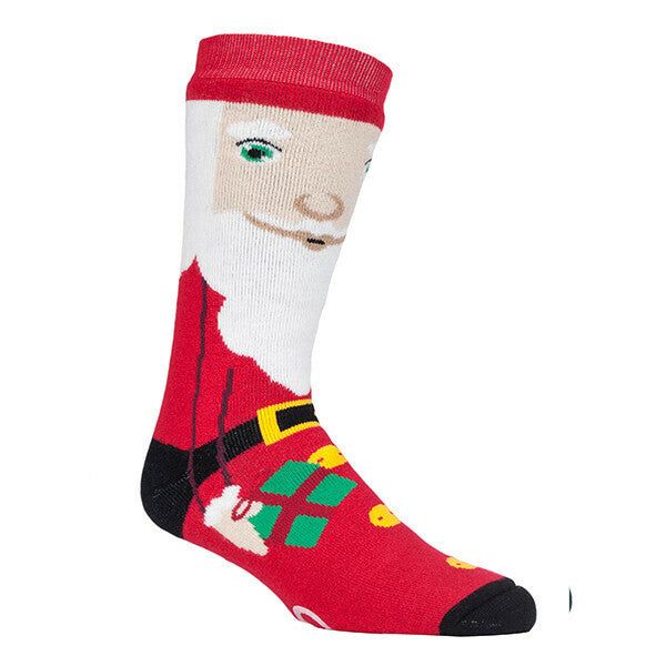 Heat Holders Mens Xmas Non Slip Thermal Slipper Socks Santa / 1EA