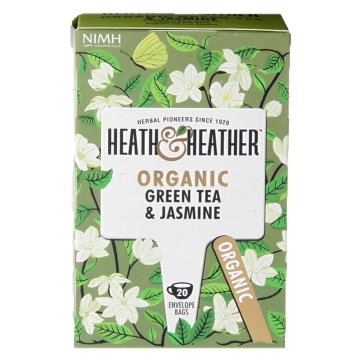 Heath &amp;amp; Heather Organic Green Tea &amp;amp; Jasmine 20 Tea Bags