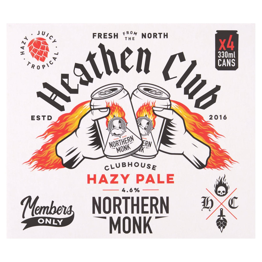 Heathen Club Clubhouse Hazy Pale 4x330ml