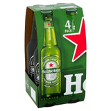 Heineken Lager Beer Bottles   4 x 330ml