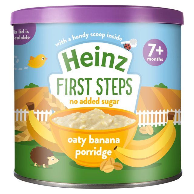 Heinz 7+ Months First Steps Oaty Banana Porridge   220g