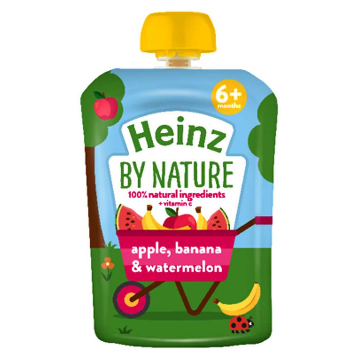 Heinz Apple, Banana &amp; Görögdinnye gyümölcstasak 100g