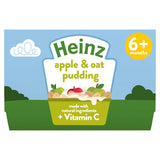 Heinz By Nature Apple &amp; שיבולת שועל פודינג מזון לתינוקות 6+ חודשים